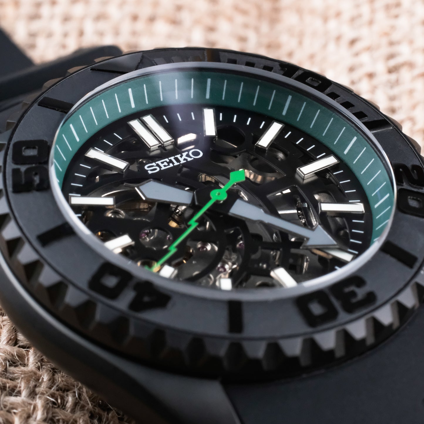 SKX Skeleton Green - Automatic NH70