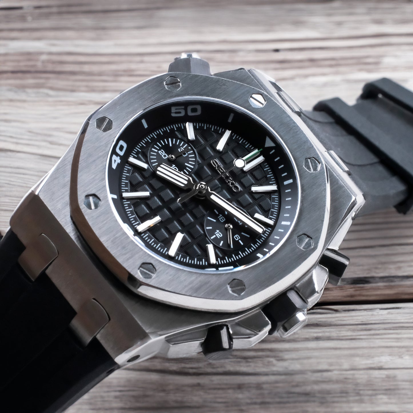 Oak Offshore Black - Chrono VK64