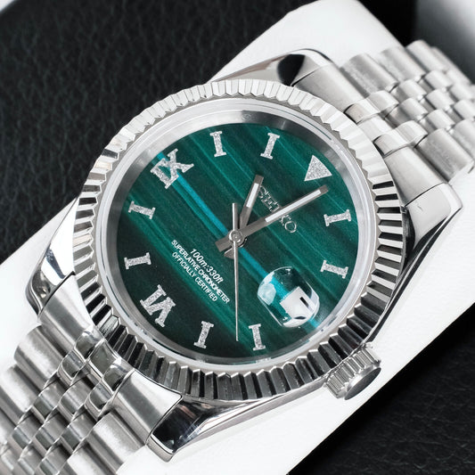 Djust Green Stripe 39mm - Automatic NH35