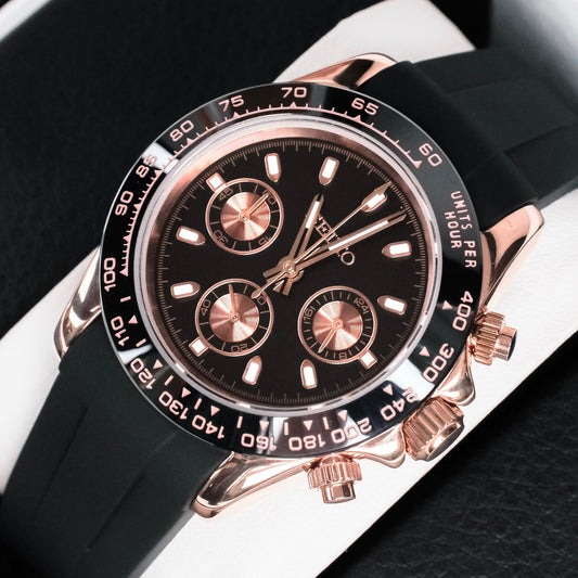 Dtona Black Rose Gold - Chrono VK63