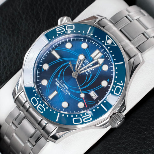 Sea Blue Spiral - Automatic NH35