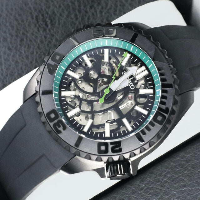 SKX Skeleton Green - Automatic NH70